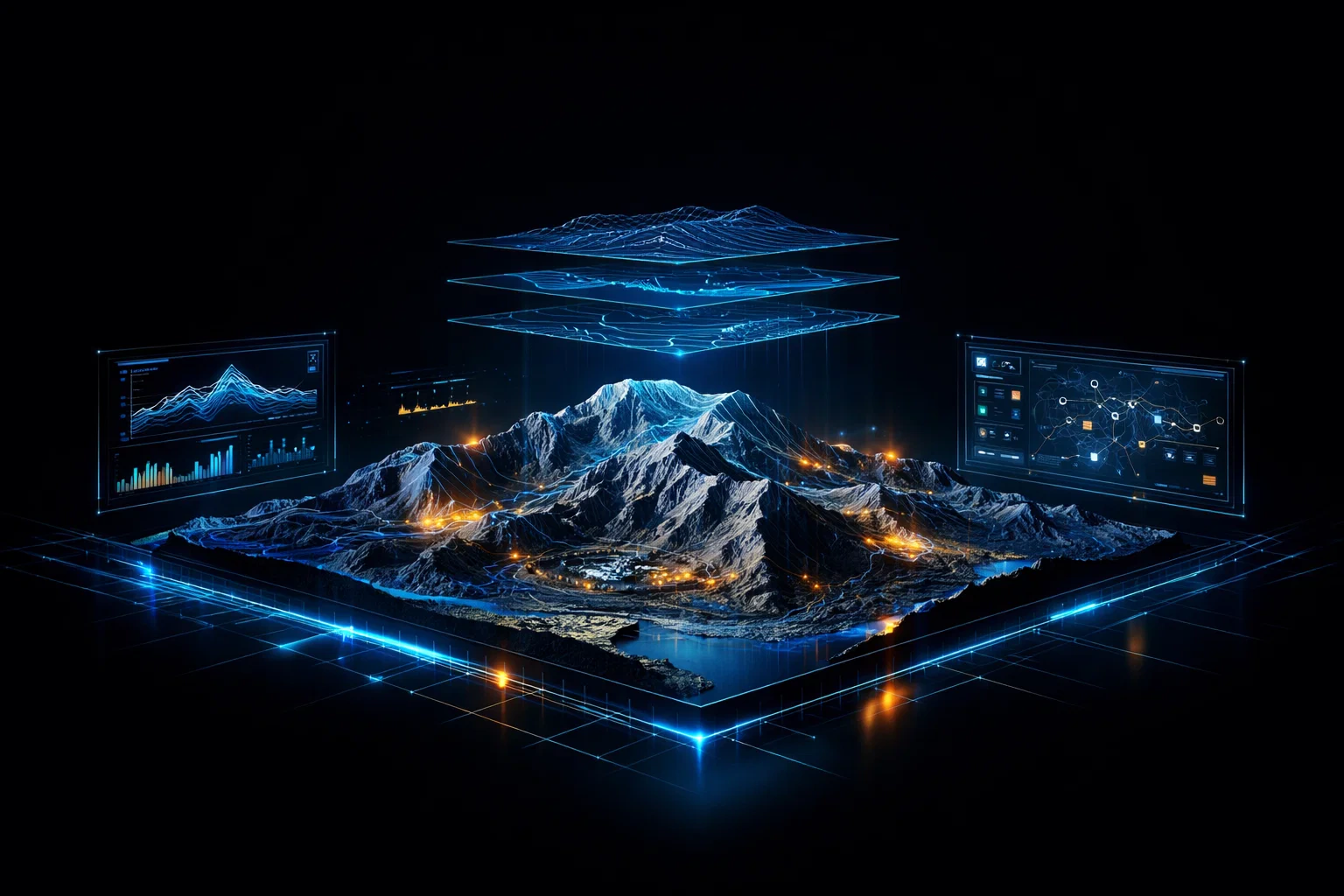 3D Terrain and Topography Models